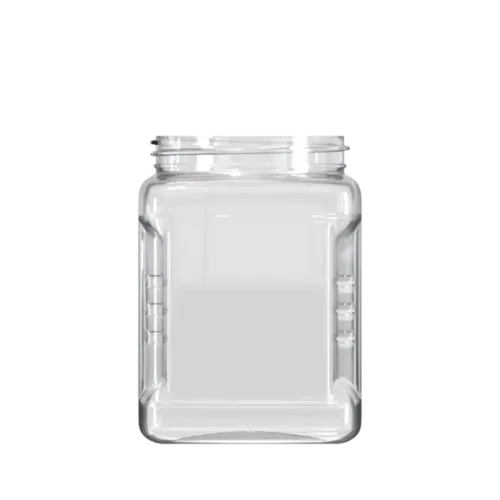 64.0oz /1.9L 110-400 PET Square Jar