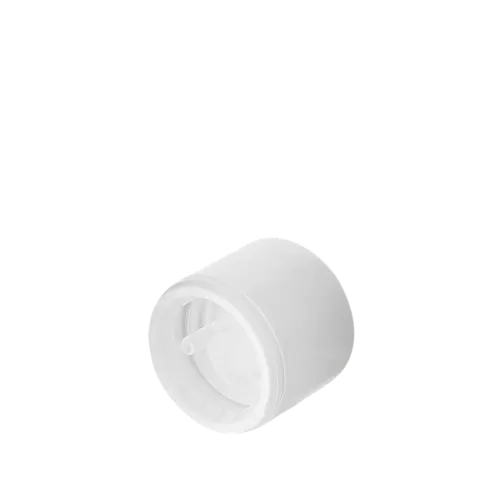 The image displays the Calaso PP Dropper DIN18. The product consists of a clear cylindrical glass bottle paired with a black dropper cap. The dropper cap is equipped with a pipette, designed for precise dispensing of liquids.