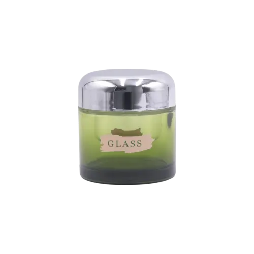 1.7oz /50ml Glass Straight Sided Jar with Flush Domed Closure