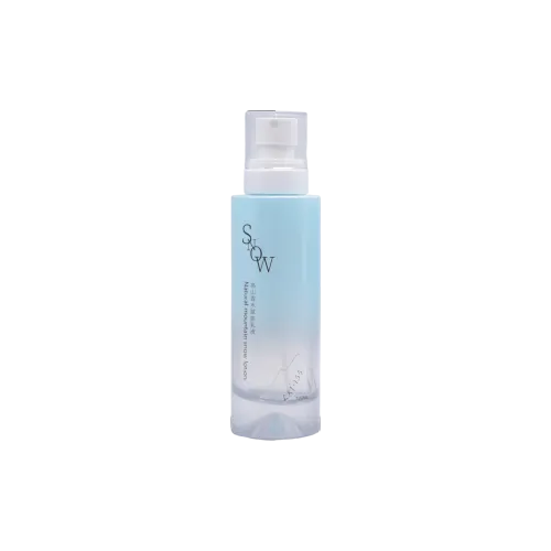 4.1oz /121ml Glass Cylinder Bottle with Pump