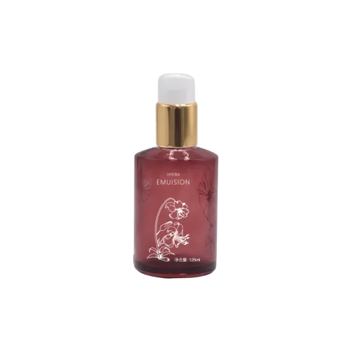 4.1oz /121ml Glass Bevel Bottle with Pump