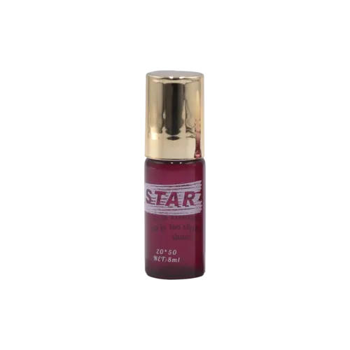 0.3oz/9ml Slim Cylinder Glass Roll-On Vial with Gold Metallic Overcap