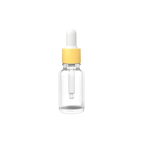 0.5oz /15ml Glass Round Dropper Bottle with Bulb Dropper