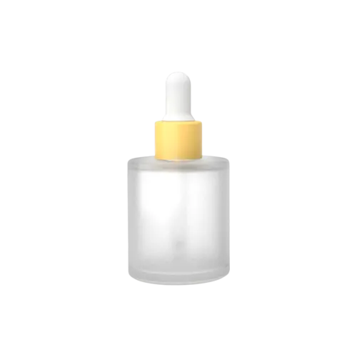 1.7oz /50ml Glass Cylinder Dropper Bottle with Bulb Dropper