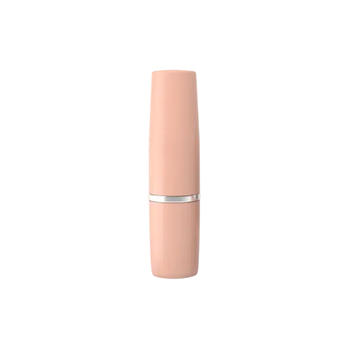 12.1mm Cup Round ABS Lipstick with Metallic Accent Band