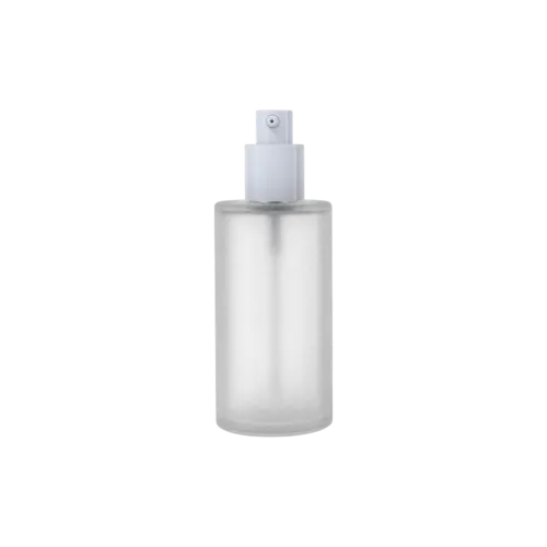 3.4oz /101ml Glass Cylinder Bottle with Pump