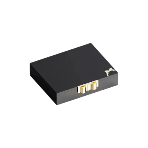 36-Pan Multi-Tier Expandable Palette with Lateral Sliding Drawers, Mirror, & Gold Bow Clasp