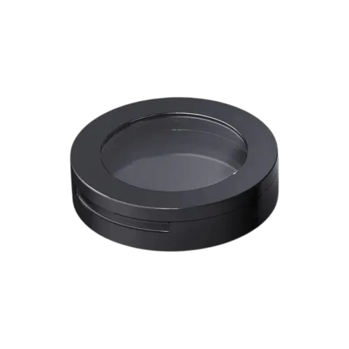 Round Magnetic PET Air Cushion Compact with Clear Window