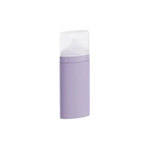 1.7oz/50ml Slim Rectangular PE Tottle with Precision Nozzle Applicator