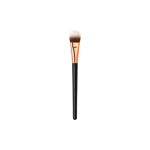 Flat Synthetic Hair Wood Handle Eyeshadow Brush