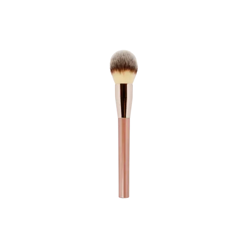 Tapered Synthetic Hair Wood Handle Powder Brush
