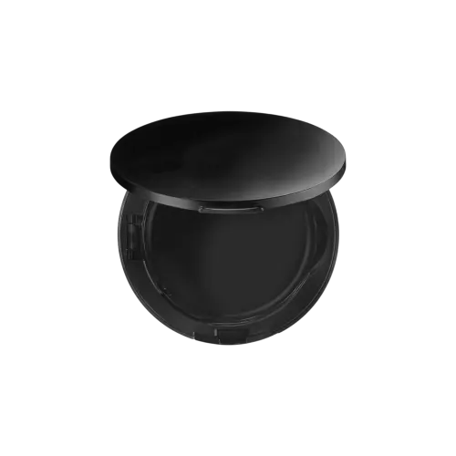 Round Single Pan Air-Tight Cushion ABS Compact with Snap Closure