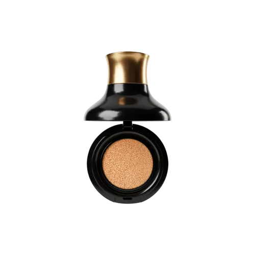 Round Single Pan Airtight ABS Compact with Slide-In Brush