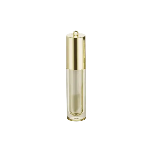 0.3oz /7.3ml ABS Cylinder Lip Gloss Tube with Decorative Hanging Loop