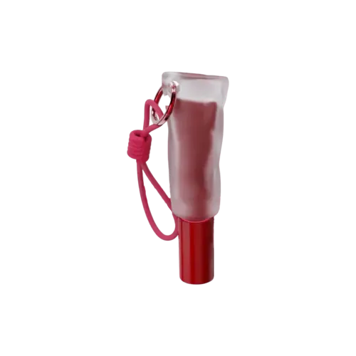 0.2oz /7ml PETG Artistic Lip Gloss Tube with Integrated Strap Ring