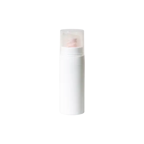 0.51oz/15ml Monomaterial PP Cylinder Airless Pump Bottle with 0.1cc Dosage