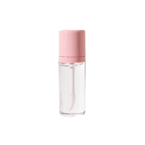 0.2oz/7ml PETG Cylinder Lip Gloss or Concealer Tube with Doe Foot Applicator