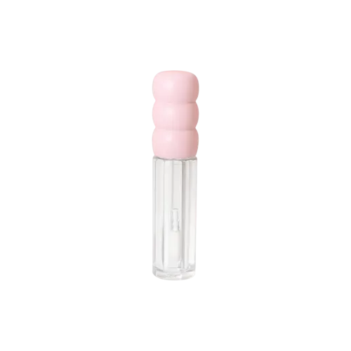 0.1oz/3ml PETG Lip Gloss Tube with Soft Curve Bubble Cap