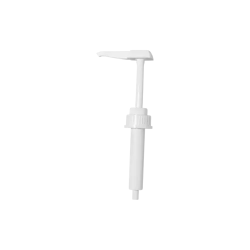 Tamper Evident Ribbed 43-410 Food Grade PP Dispensing Pump for High Viscosity Liquids 30cc Output