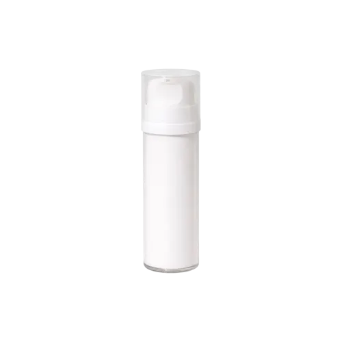 3.4oz/100ml PP & SAN Cylinder Airless Pump Bottle with 0.2cc Dosage
