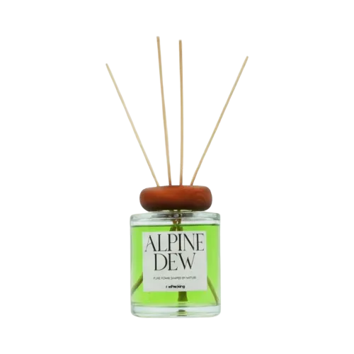 200ml / 6.76 oz Cylinder Glass Reed Diffuser Bottle with FSC-Certified Wood Cap – Premium Home Fragrance Packaging Set