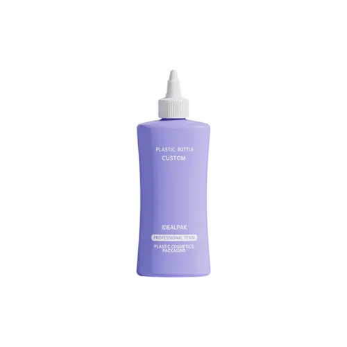 8.5oz/250ml 24-400 PET Ergonomic Bottle with Ribbed PP Twist Open Cap for Scalp Treatments