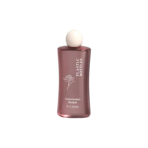 8.5oz/250ml 24-400 PET Ergonomic Round Bottle with Spherical PP Cap and PP Orifice Reducer