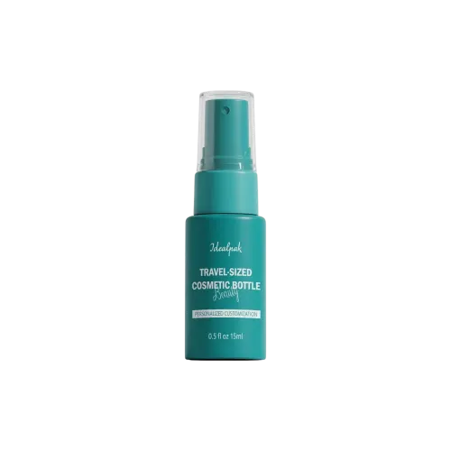 0.5oz/15ml 20-400 PET Cylinder Bottle with PP Fine Mist Sprayer and Clear Overcap