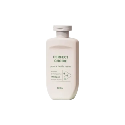 4.1oz/120ml 24-400 PE Tapered Bottle with Flat PP Flip Top Cap