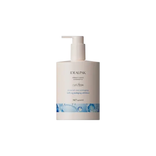 13.5oz/400ml 24-400 PE Cylinder Bottle with PP Lotion Pump