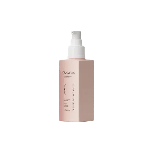 4.1oz/120ml 24-400 Rectangular PET Bottle with Treatment Pump