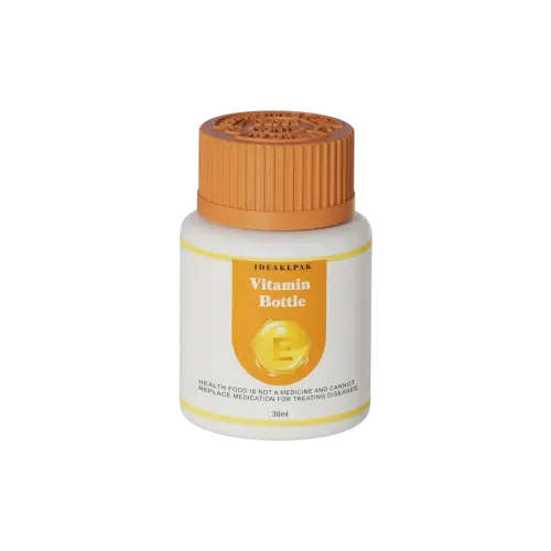 2oz/60ml 28-400 HDPE Round Bottle with Ribbed PP Child Resistant Cap