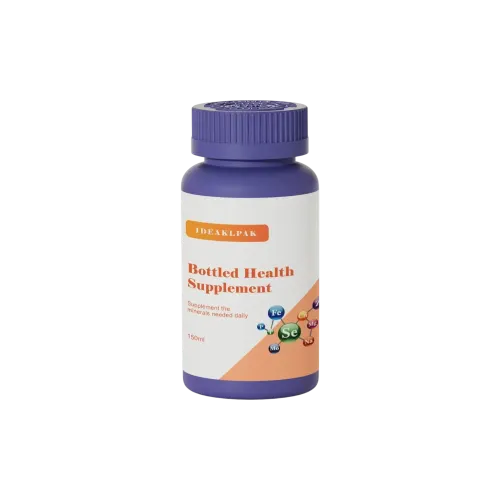 5.1oz/150ml 37-400 HDPE Round Bottle with Ribbed PP Child Resistant Cap