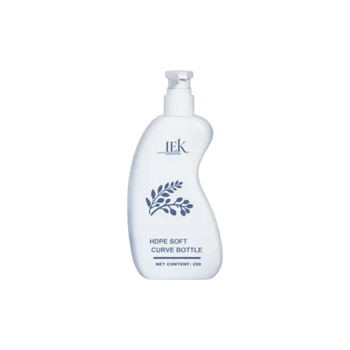 8.5oz/250ml 24-400 HDPE Ergonomic S-Curve Bottle with PP Lotion Pump