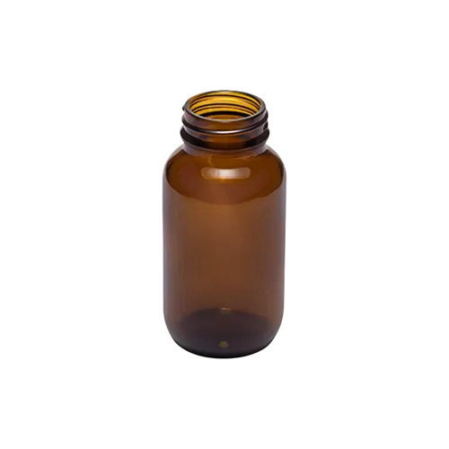 4oz/110ml Amber Glass Vitamin Packer Bottle