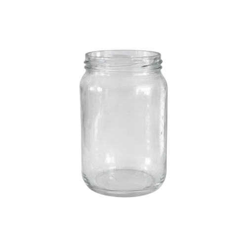 8.2oz/242ml Clear Glass Straight-Sided Cylinder Jar with 58mm Regular Lug Finish, Wide-Mouth Food Jar Ideal for Pickles, James, and Honey