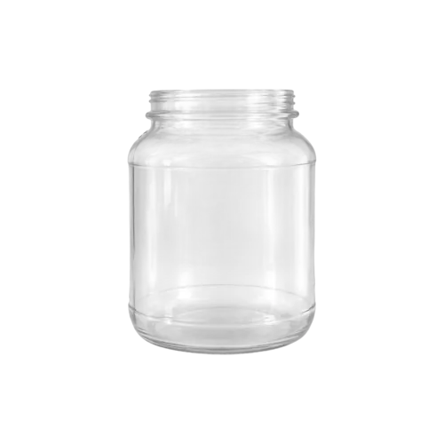 28.1oz/830ml Clear Glass Wide-Mouth Round Jar for Pickles, Nut Butter, Honey, & Condiments