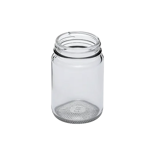 4.3oz/128ml Clear Glass Straight-Sided Food & Spice Jar for Honey, Jams, & Seasonings