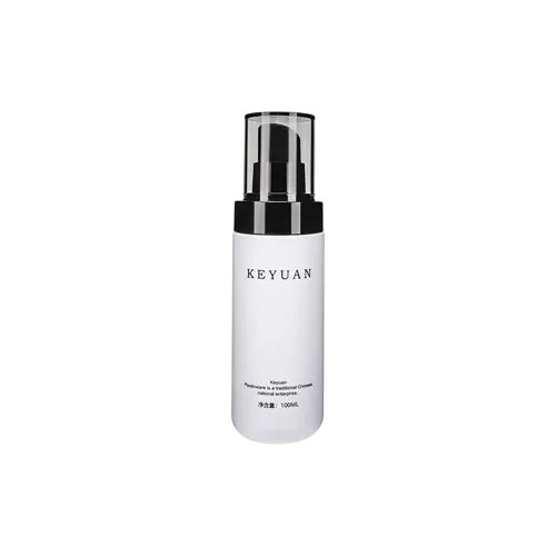 3.4oz/100ml 24-400 PET Cylinder Bottle with PP Treatment Pump and ABS Overcap