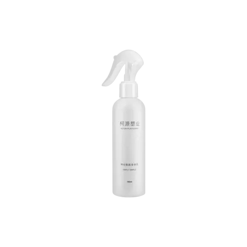 6.1oz/180ml 24-400 PET Boston Round Bottle with Matte Clear PP Mini Trigger Sprayer