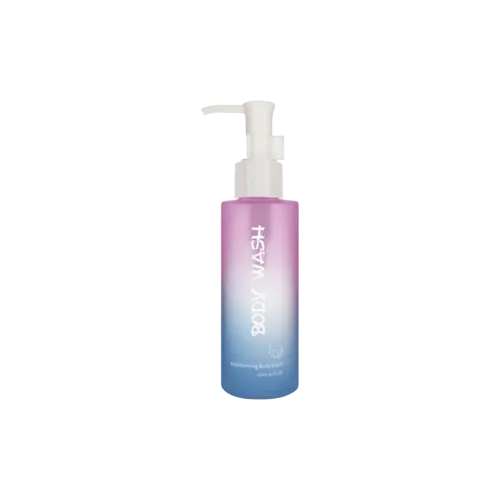 4.1oz/120ml 24-400 PET Gradient Color Bottle with Slim PP Lotion Pump and Clip Lock