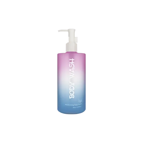 13.5oz/400ml 24-400 PET Gradient Color Bottle with Slim PP Lotion Pump and Clip Lock