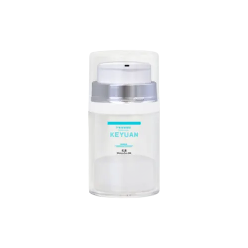 1oz/30ml 24-400 Methylstyrene Cylinder Airless Bottle with PP Lotion Pump and ABS Overcap