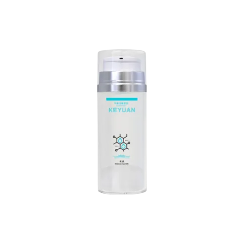 2.7oz/80ml 24-400 Methylstyrene Cylinder Airless Bottle with PP Lotion Pump and ABS Overcap