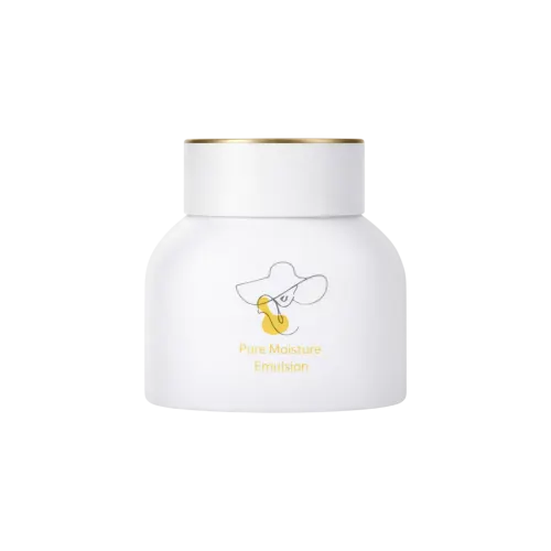 1.7oz/50ml 40-400 PET Round Jar with Straight Sided PP Gold Rimmed Screw Cap