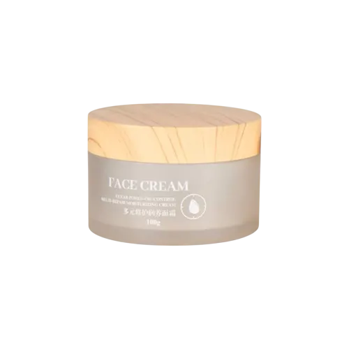 3.4oz/100ml 68-400 PET Straight Sided Double Wall Jar with PP Sealing Disc and Flush ABS Cap