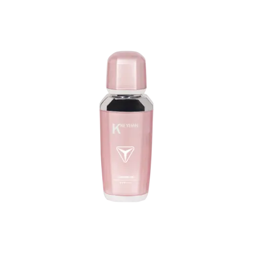 1.7oz/50ml 18-400 Acrylic Faceted Bottle with PP Treatment Pump and Matching Acrylic Overcap