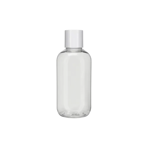 8.5oz/250ml 24-400 PET Round Bottle with Smooth Straight Sided PP Screw Cap