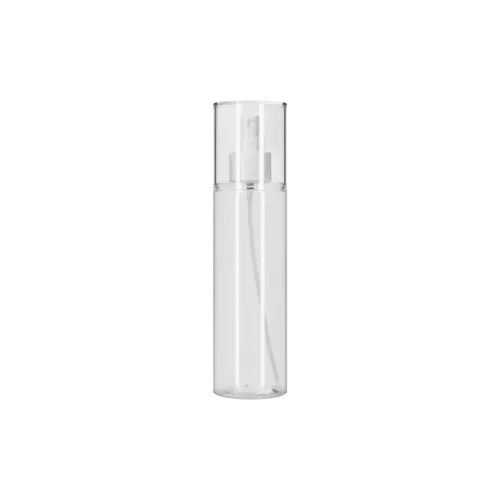 6.8oz/200ml 22-400 PET Cylinder Bottle with PP Fine Mist Sprayer and Flush ABS Overcap