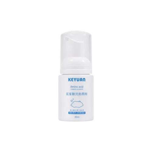 1oz/30ml 30-400 PET Foam Cleanser Bottle with Domed PP Foamer Pump and ABS Overcap